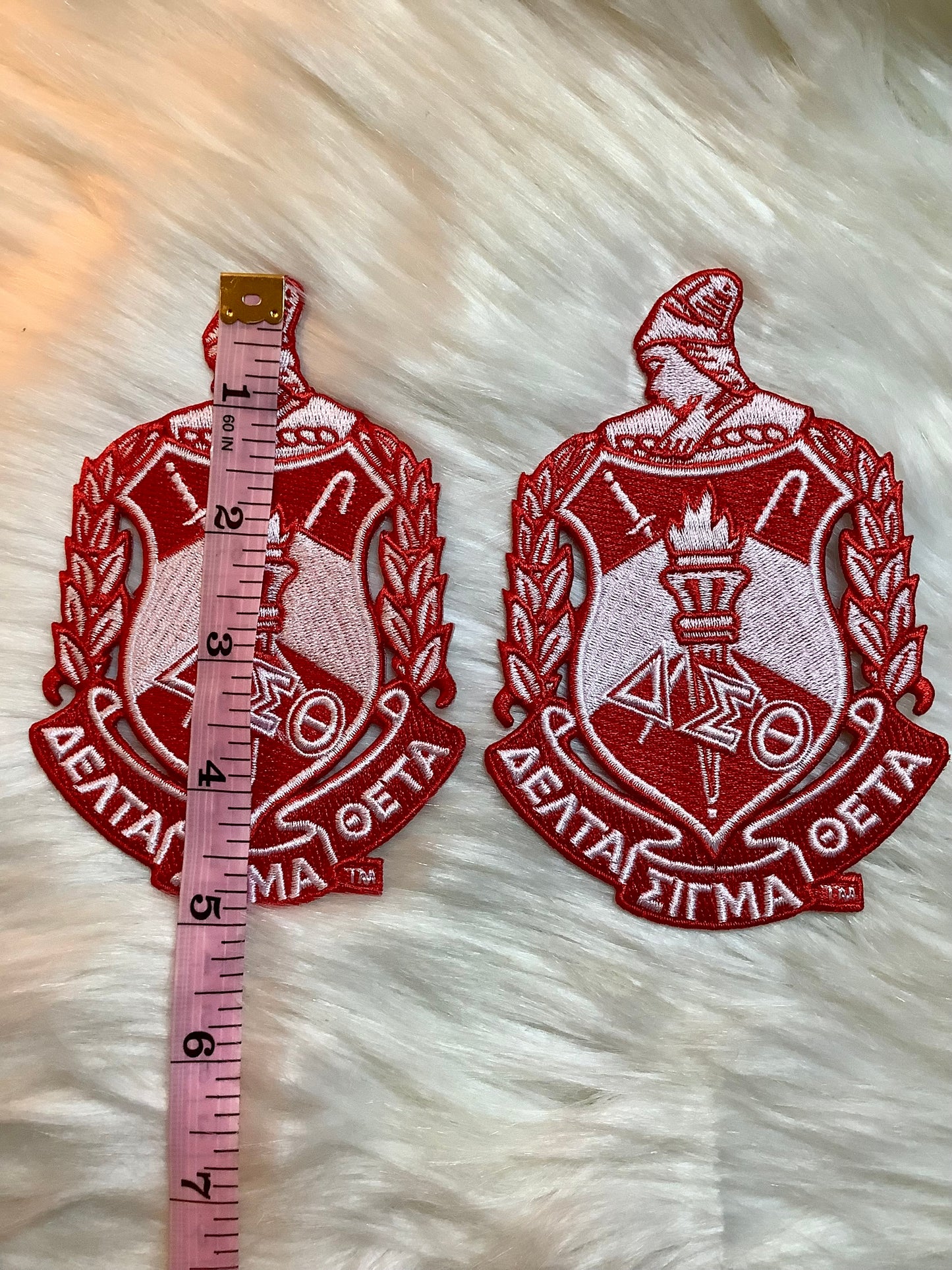 Delta patches / iron on patches / embroidered patches / heat seal / sew on patches