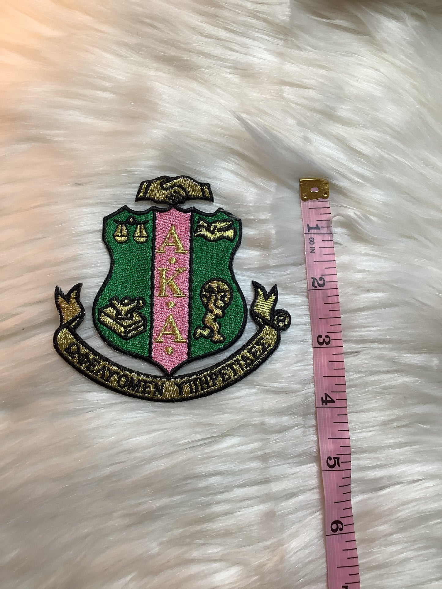 AKA iron on patches /sorority patches / embroidered patches / heat seal / sew on patches