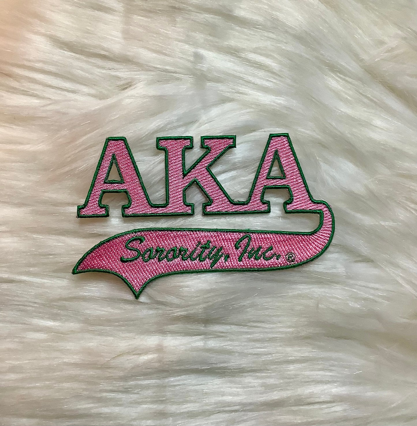 AKA iron on patches /sorority patches / embroidered patches / heat seal / sew on patches