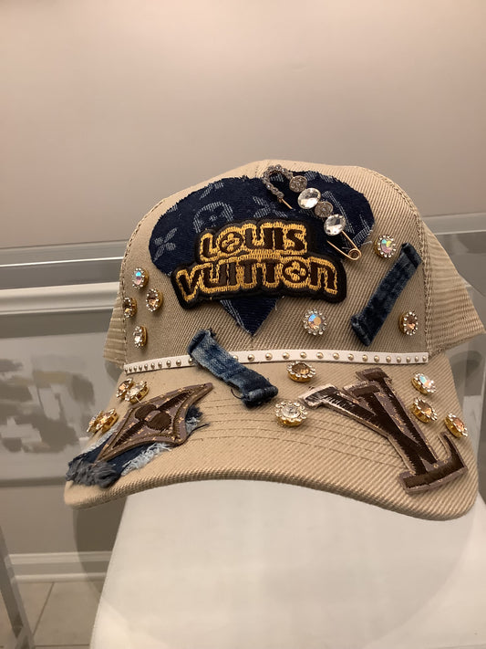 Rhinestone caps / one of kind hats