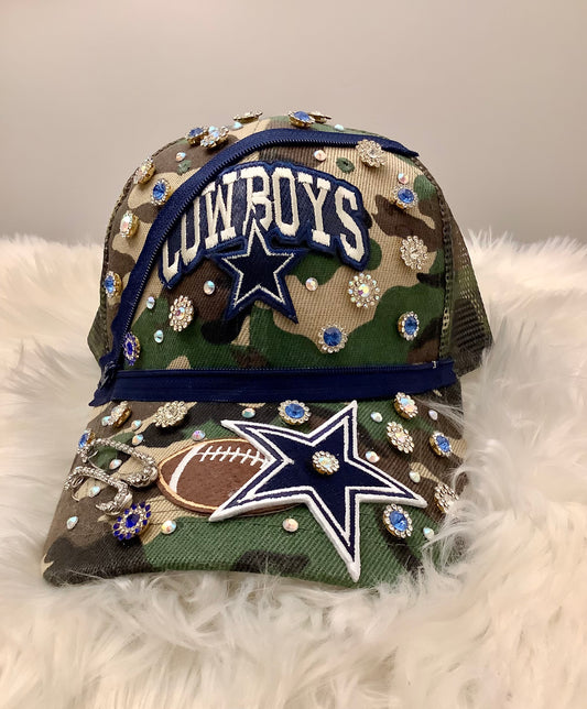 Cowboys rhinestone Cap / Bling Cap
