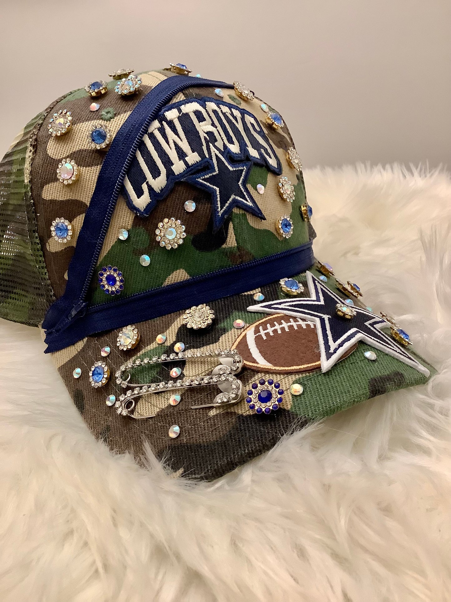 Cowboys rhinestone Cap / Bling Cap