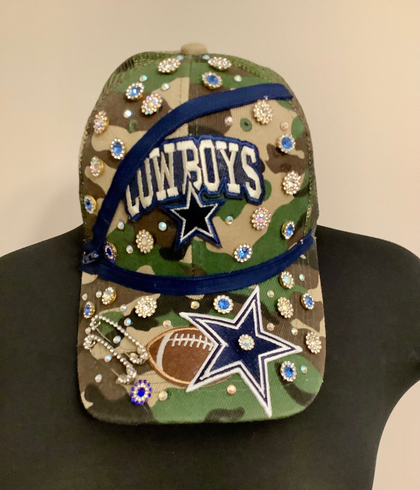 Cowboys rhinestone Cap / Bling Cap