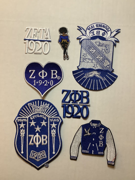 Sorority patches / sew on patches / iron on patches