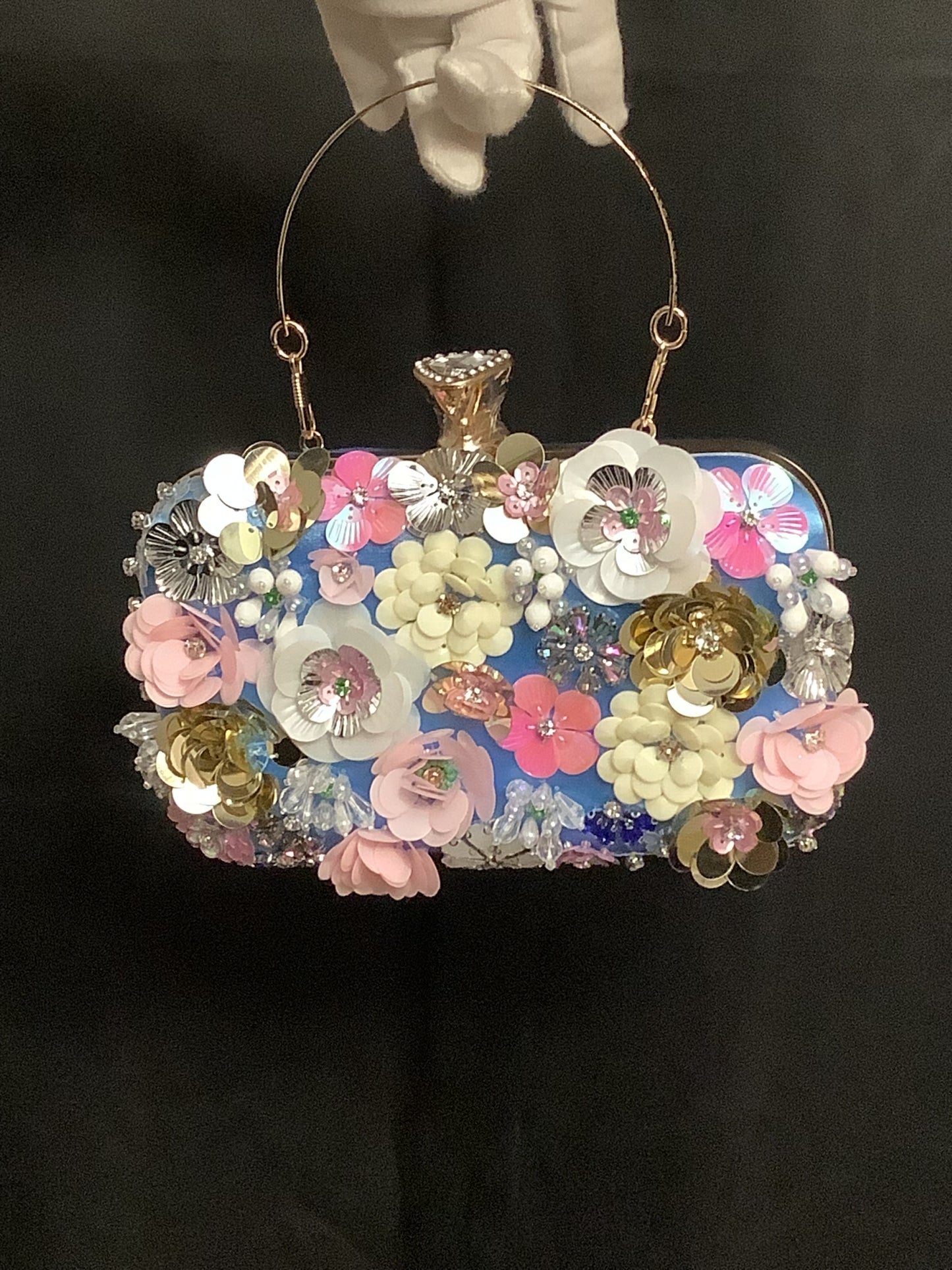Evening Bag - Flower Purse - 3D flower purse