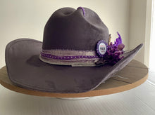 Load image into Gallery viewer, Cowboy hat / Cowgirl hat / Custom hat / Gray cowboy hat
