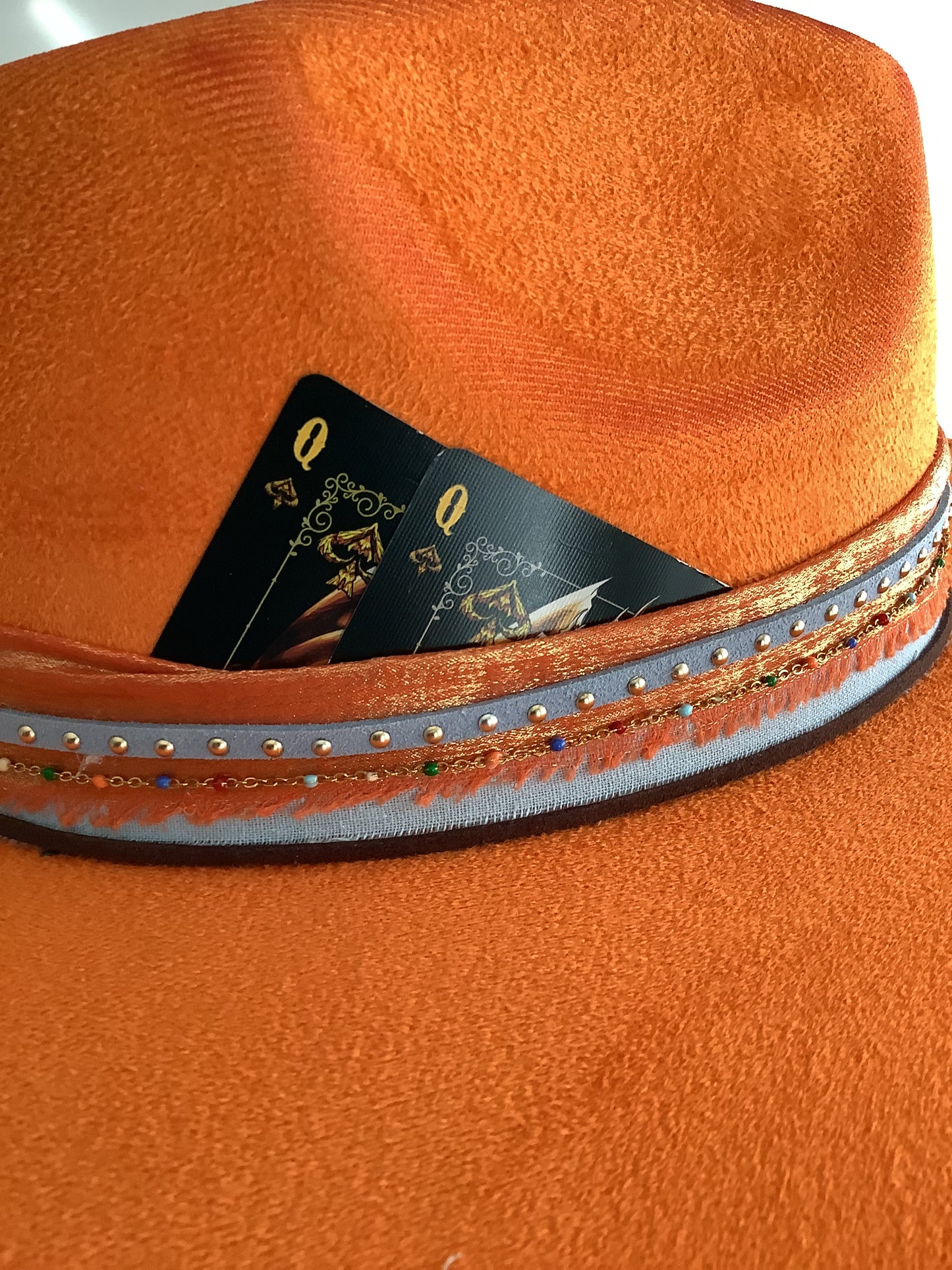 Fedora hat / Custom hat / orange fedora