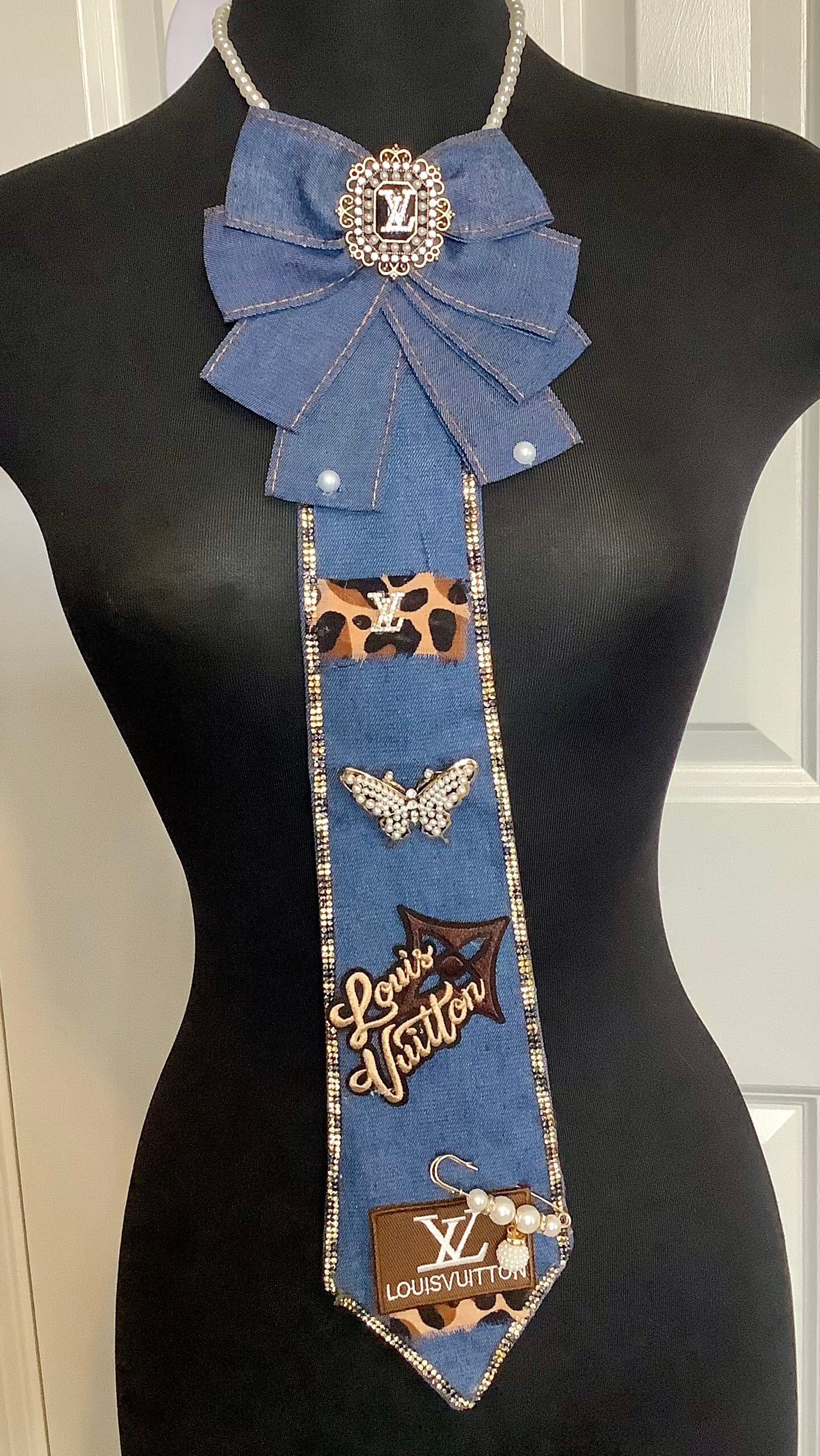 Necktie Necklace / Custom ties / one of a kind