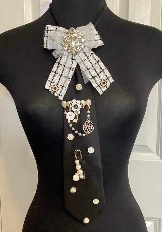 Necktie Necklace / Custom Tie / One of a kind