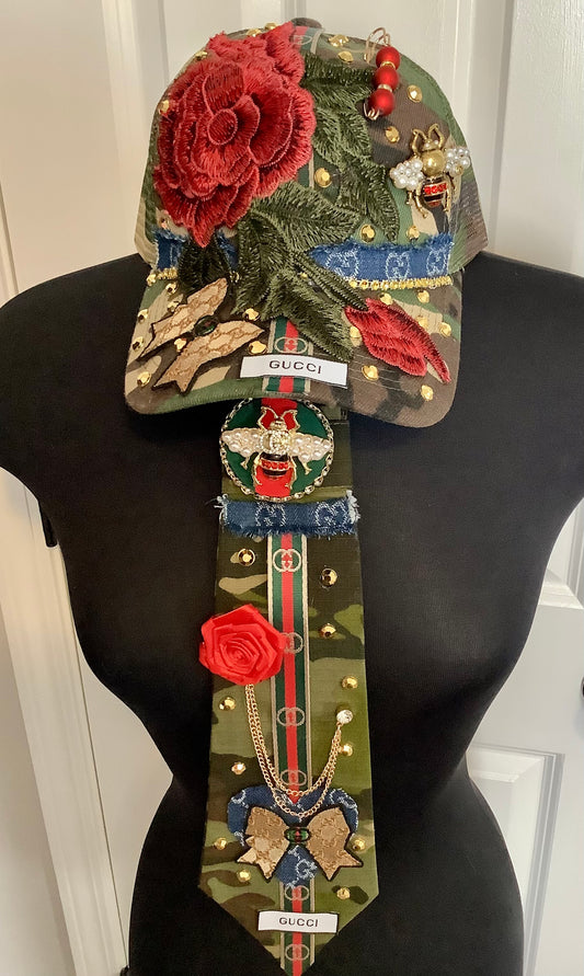 Necktie Necklace / custom caps / One of a knee