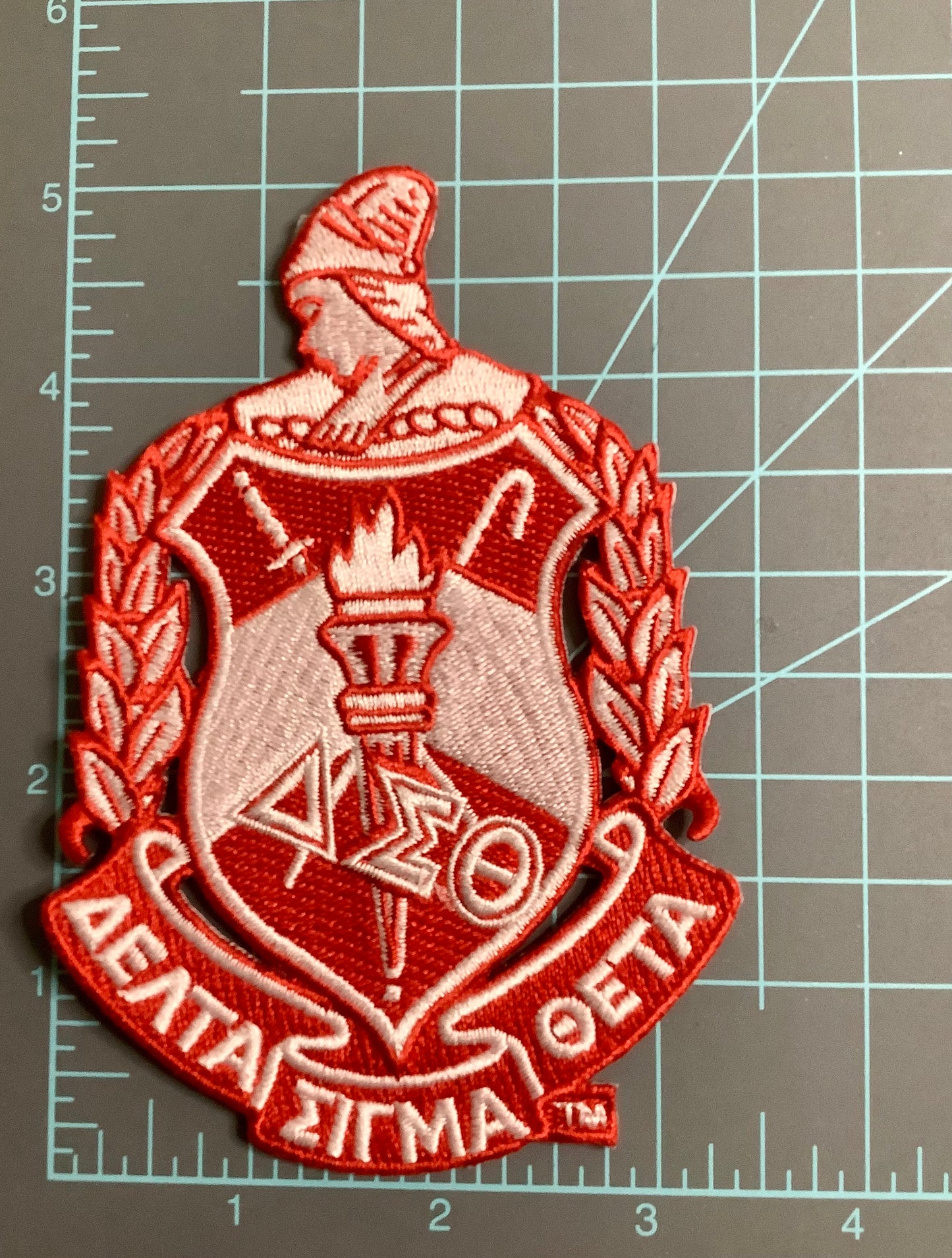 Delta patches / iron on patches / embroidered patches / heat seal / sew on patches