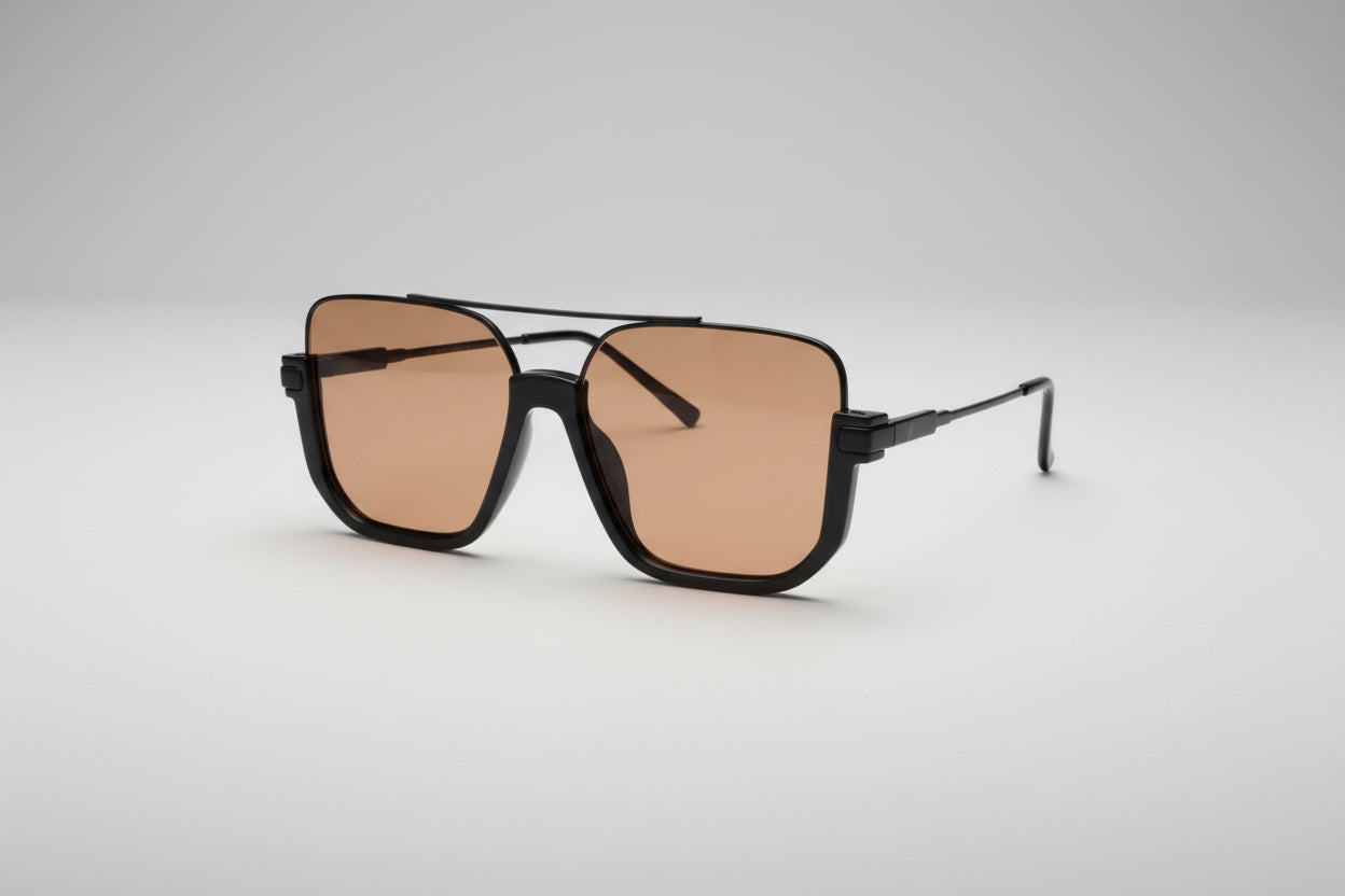 Retro sunglasses / Beige Lens / LEX sunglasses