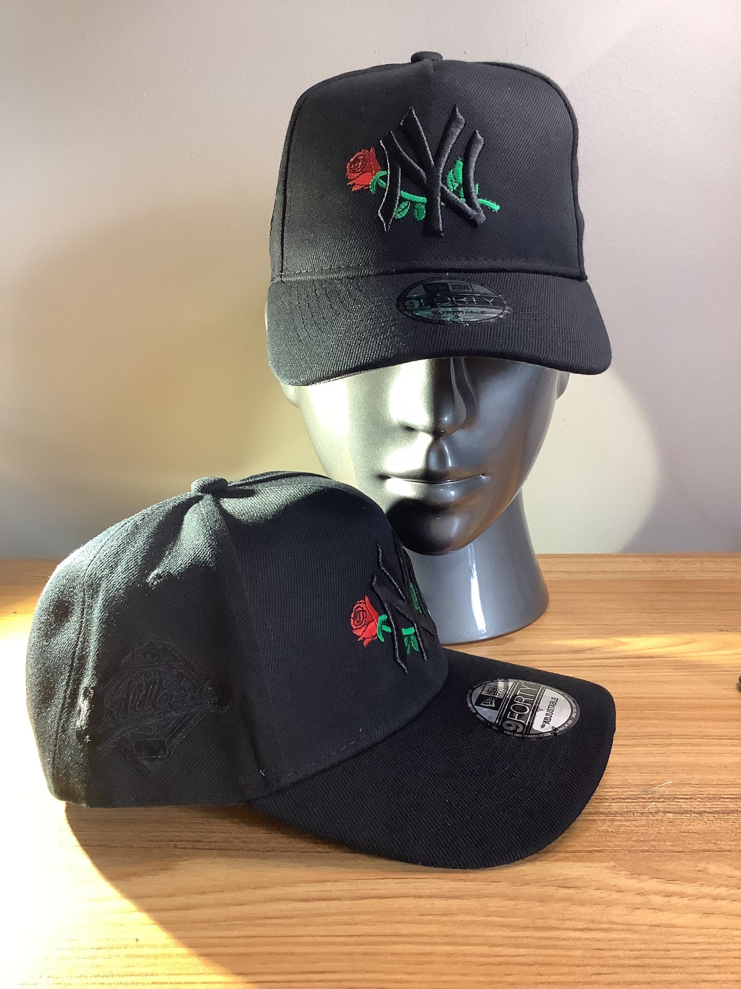 New York World Series Rose Hat / Snapback cap / black Snapback caps