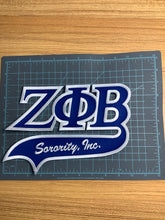 Load image into Gallery viewer, Zeta Patch / Zeta Phi Beta Sorority Iron-On Patch Logo
