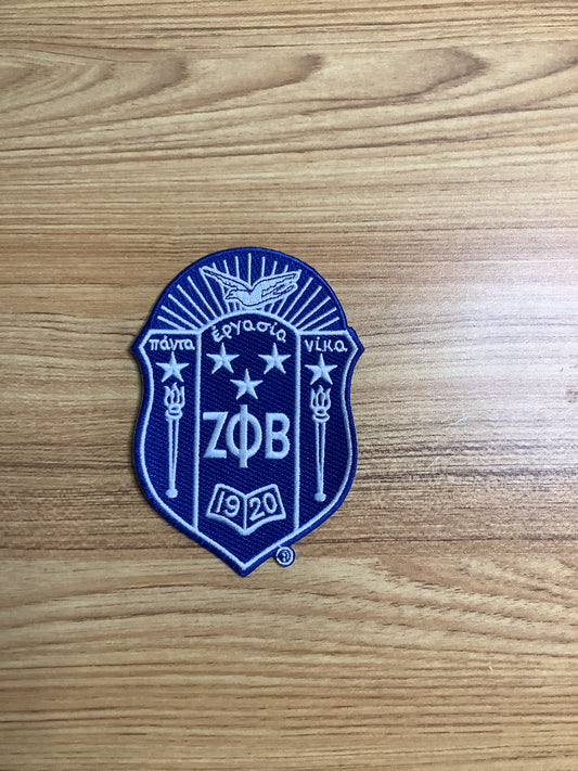 Zeta Phi Beta Sorority Iron-On Badge