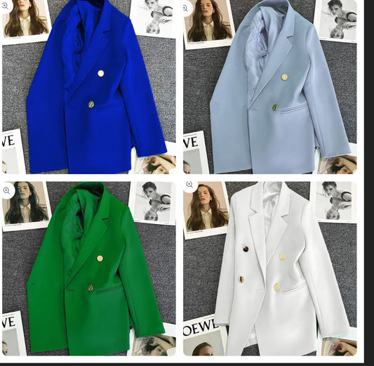 Women Blazers / Long sleeves / Inside Lined Blazers / Casual and Office jacket