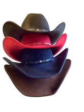 Load image into Gallery viewer, Cowboy hat / XL Hat / 60-62cm / 4 different colors
