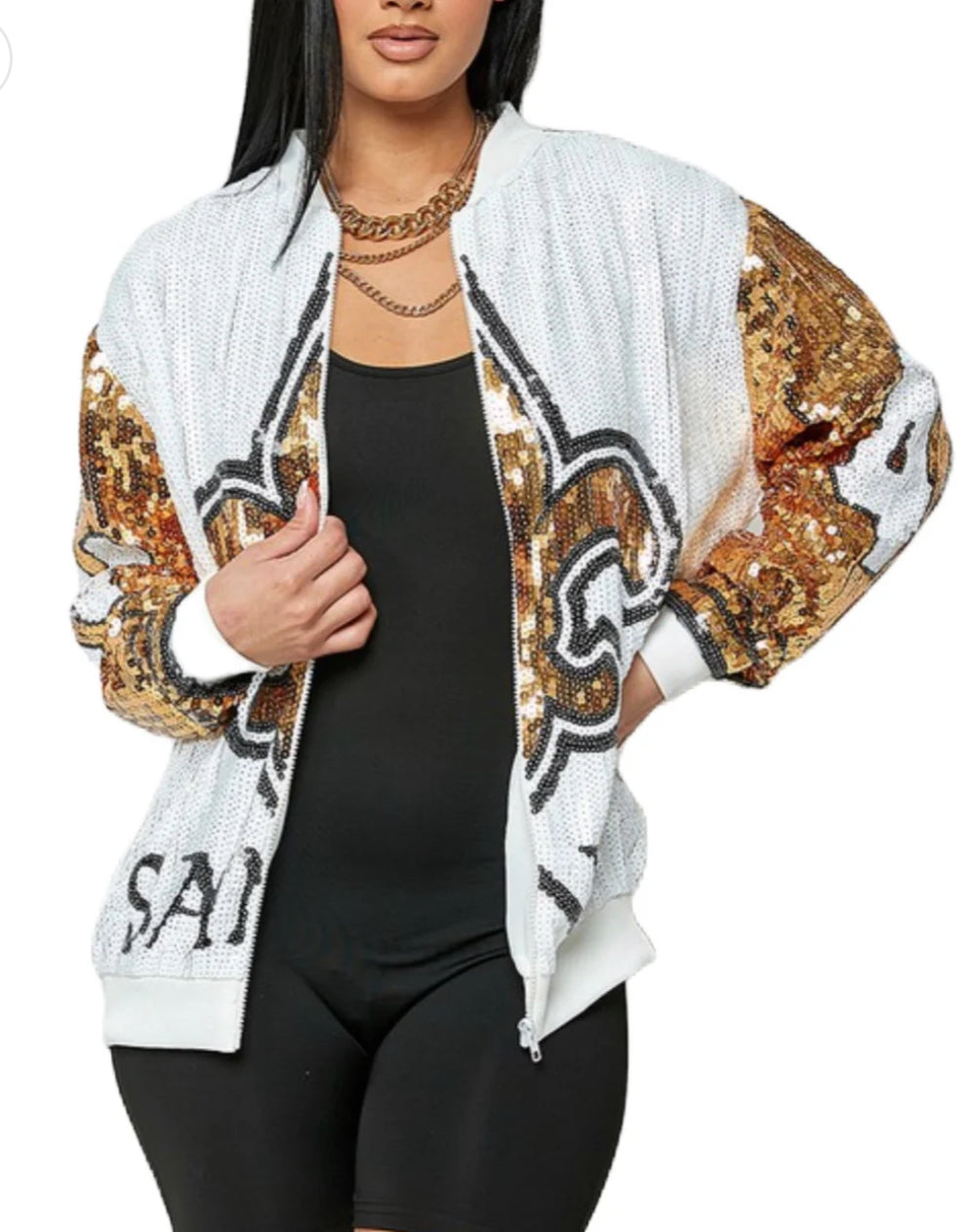 Saints sequin jacket