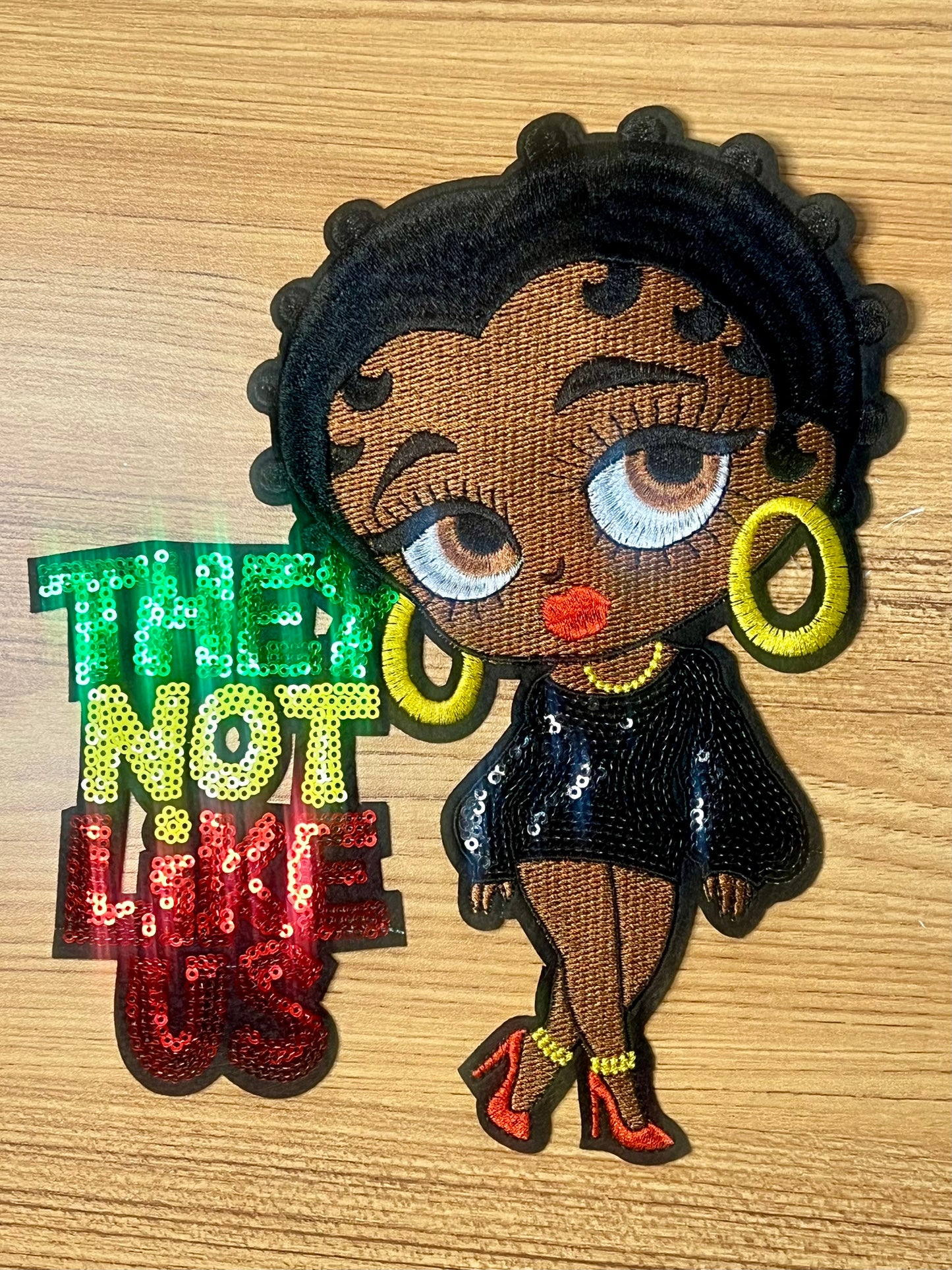 They Not Like Us Patch / Iron on / Sew On