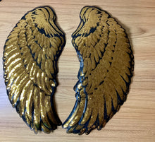 Load image into Gallery viewer, Angel Wings / Pair of Angel Wings / Large Sequin Wings iron on patch
