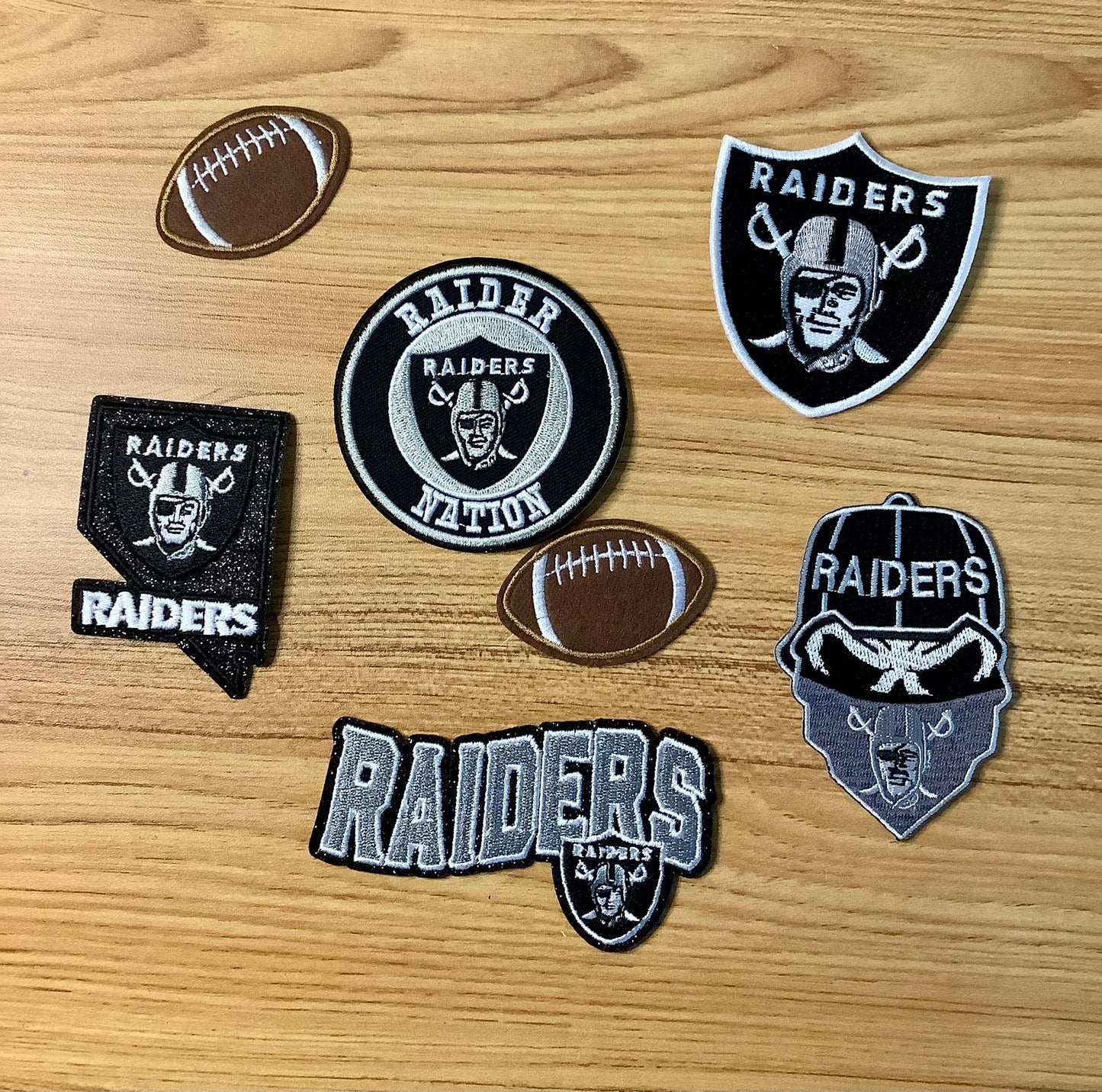 Las Vegas Raiders Patch Set
