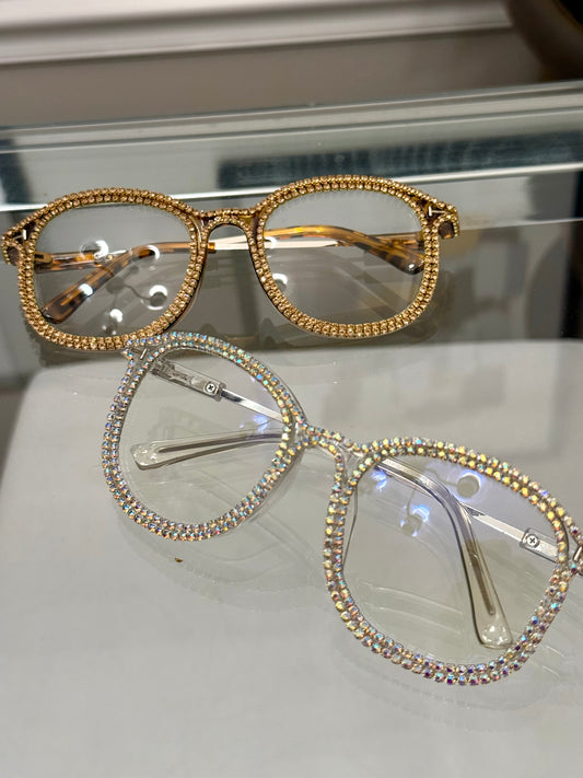 Fashionable Rhinestone Glasses