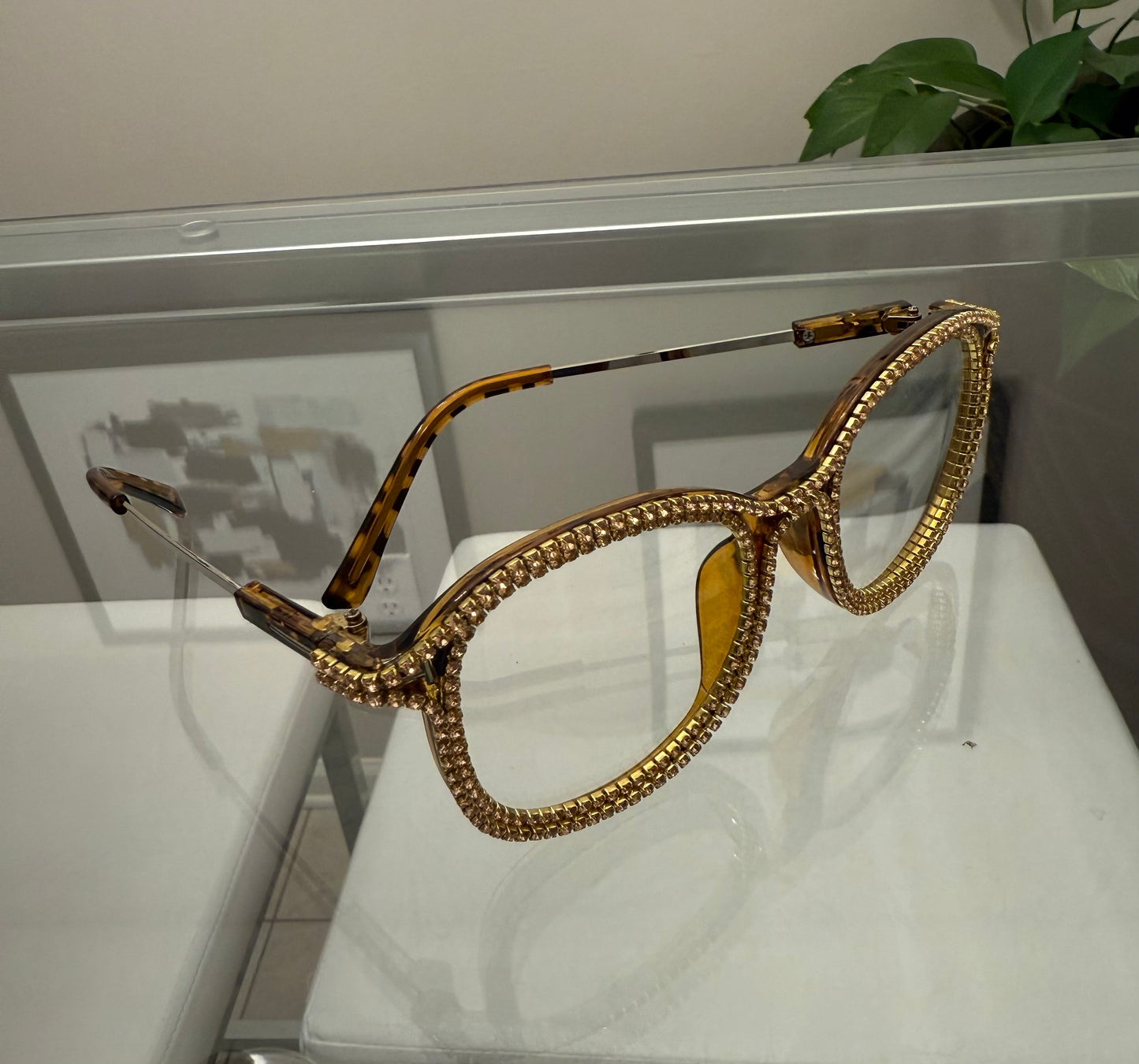 Fashionable Rhinestone Glasses