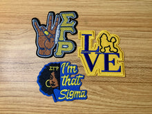 Load image into Gallery viewer, Sigma Sorority Patch Set
