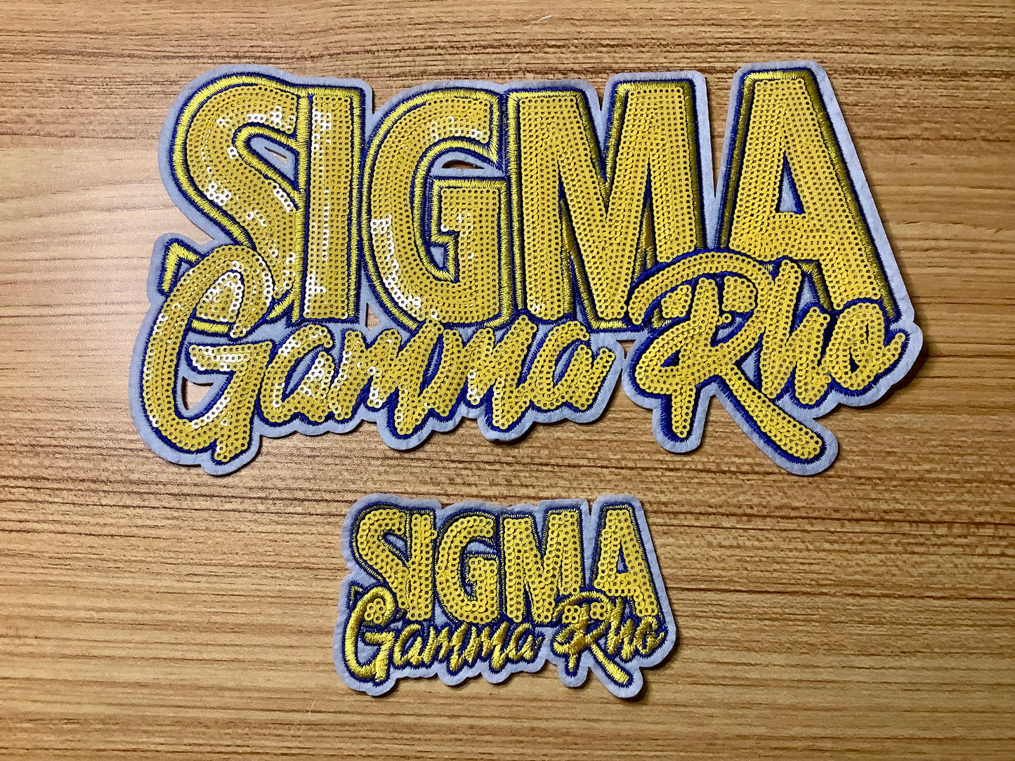 Sigma Gamma Rho Patch Set / iron on patch