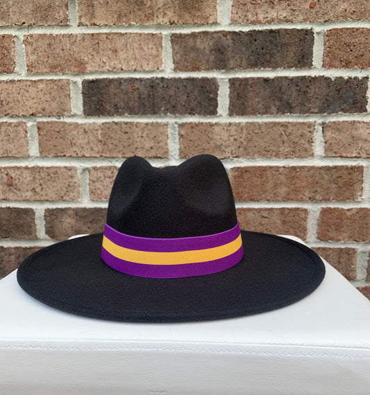 Purple and Yellow Hatband