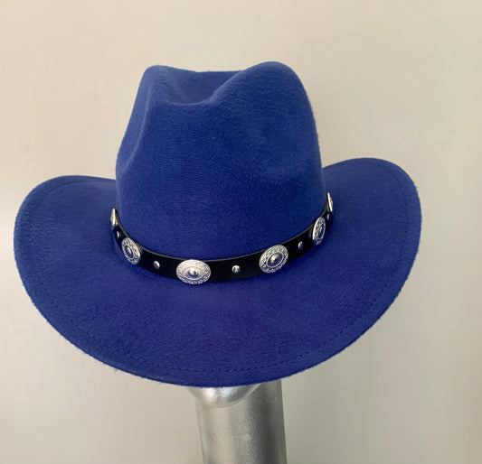 Cowboy royal blue hat