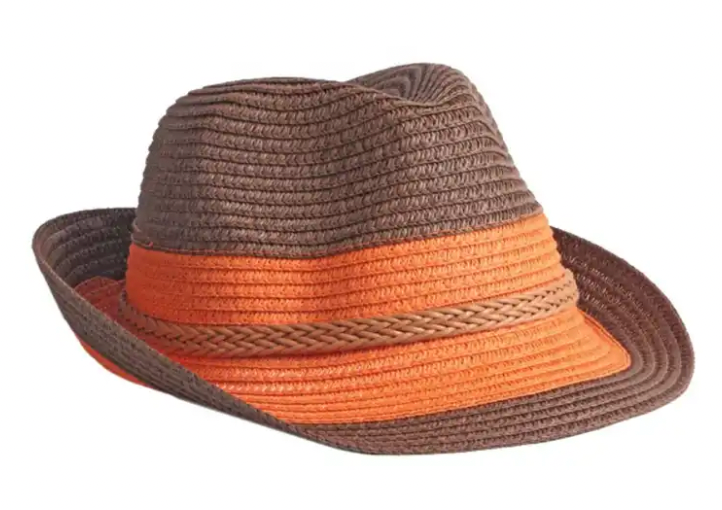 Two Tone Straw Hats