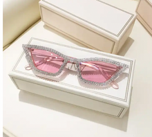 Load image into Gallery viewer, Solange inspired Rhinestone Frames
