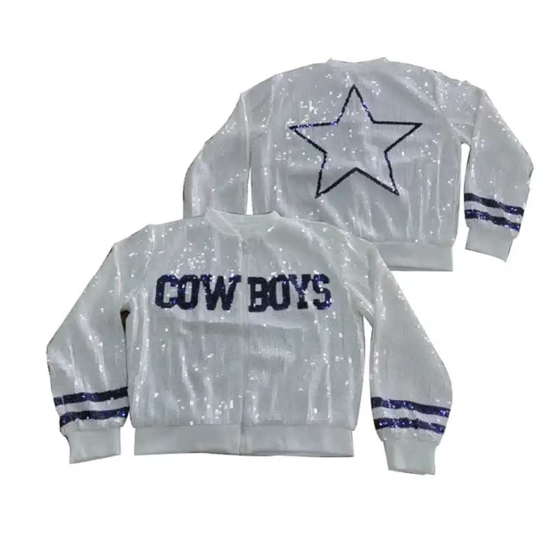 Cowboy Bomber Jacket in blue or white