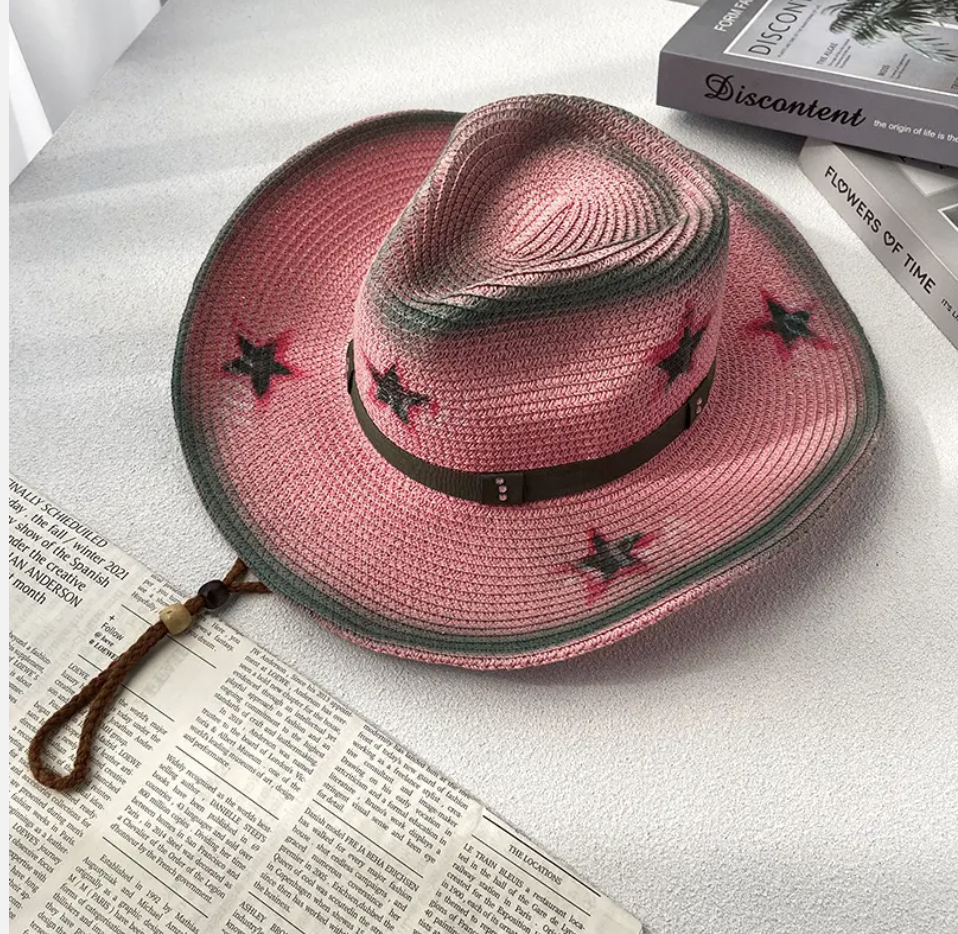 Pink Lady Western Cowgirl Hat