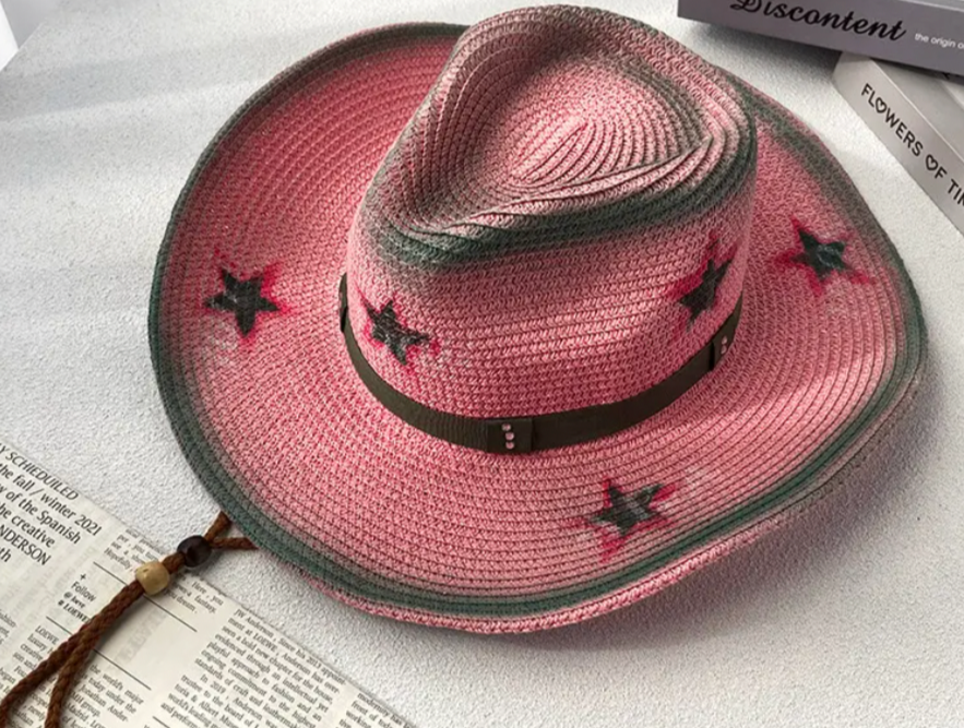 Pink Lady Western Cowgirl Hat