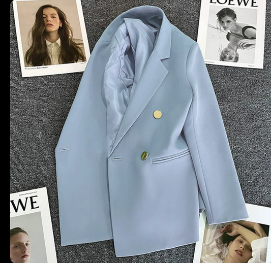 Women Blazer / Light Blue