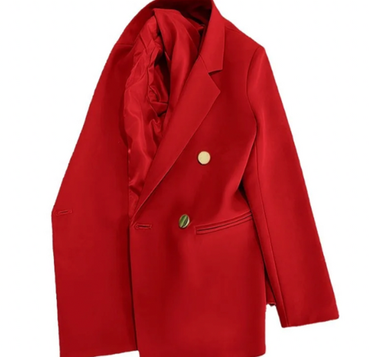 Women Blazer / Red