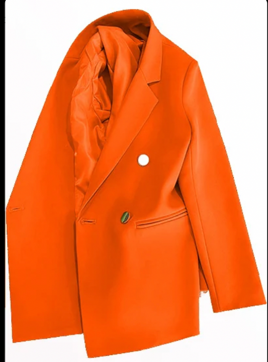 Women Blazer / Orange