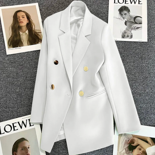 Women Fashion Blazer / White