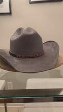 Load and play video in Gallery viewer, Cowboy hat / Gray / Vegan Suede
