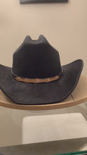 Load and play video in Gallery viewer, Cowboy hat / Black / Vegan Suede
