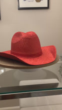 Load and play video in Gallery viewer, Cowboy hat / Red Glitter
